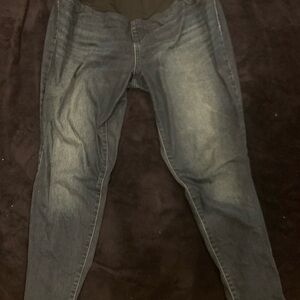 Isabel Maternity by Ingrid & Isabel Dark Wash Jeggings